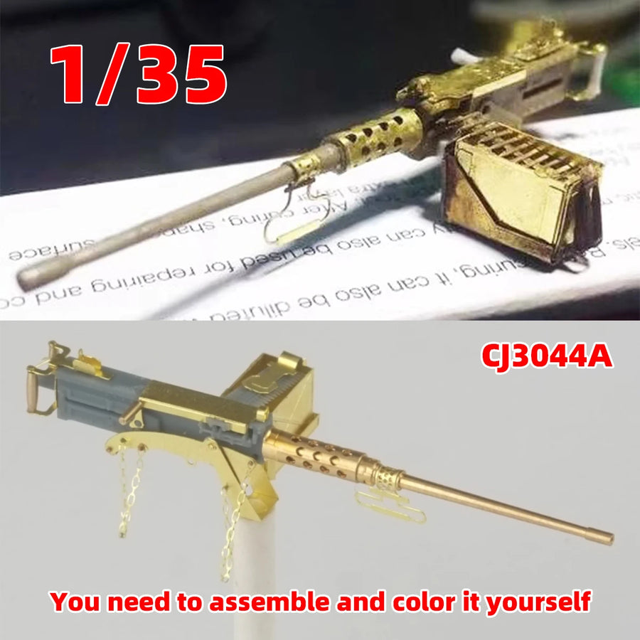 Modern US M2 Browning Machine Gun 1/35 Resin Model Kit - 1/35 resin model view 3