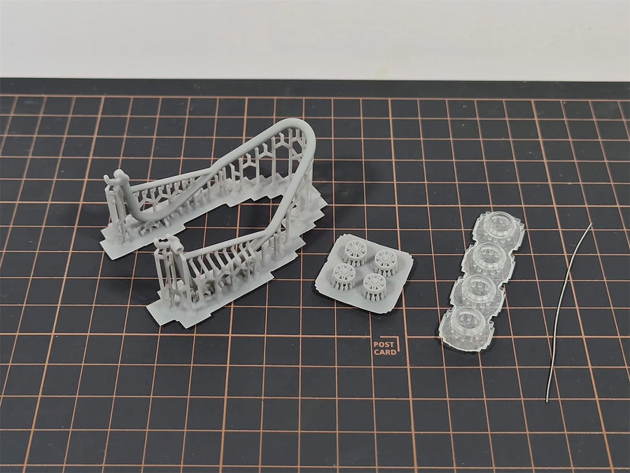 Motorcycle GP Front & Rear Lifting Frames 1/12 Resin Accessory Kit - 1/12 resin model view 4
