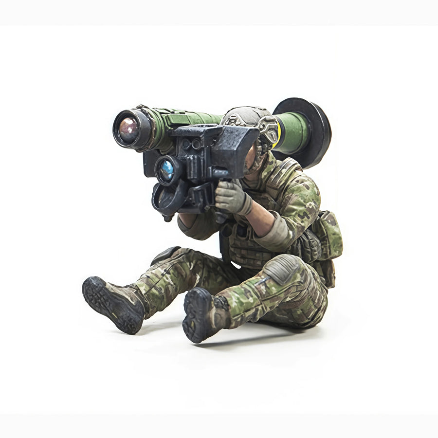 Modern US Special Forces Team with Military Working Dogs 1/35 Resin Figure Set - resin model view 2