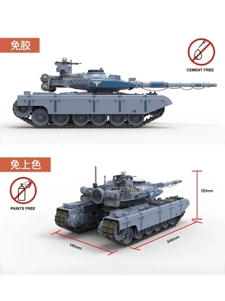 Grizzly Battle Tank 1/35 Scale Resin Model Kit - 1/35 resin model view 4