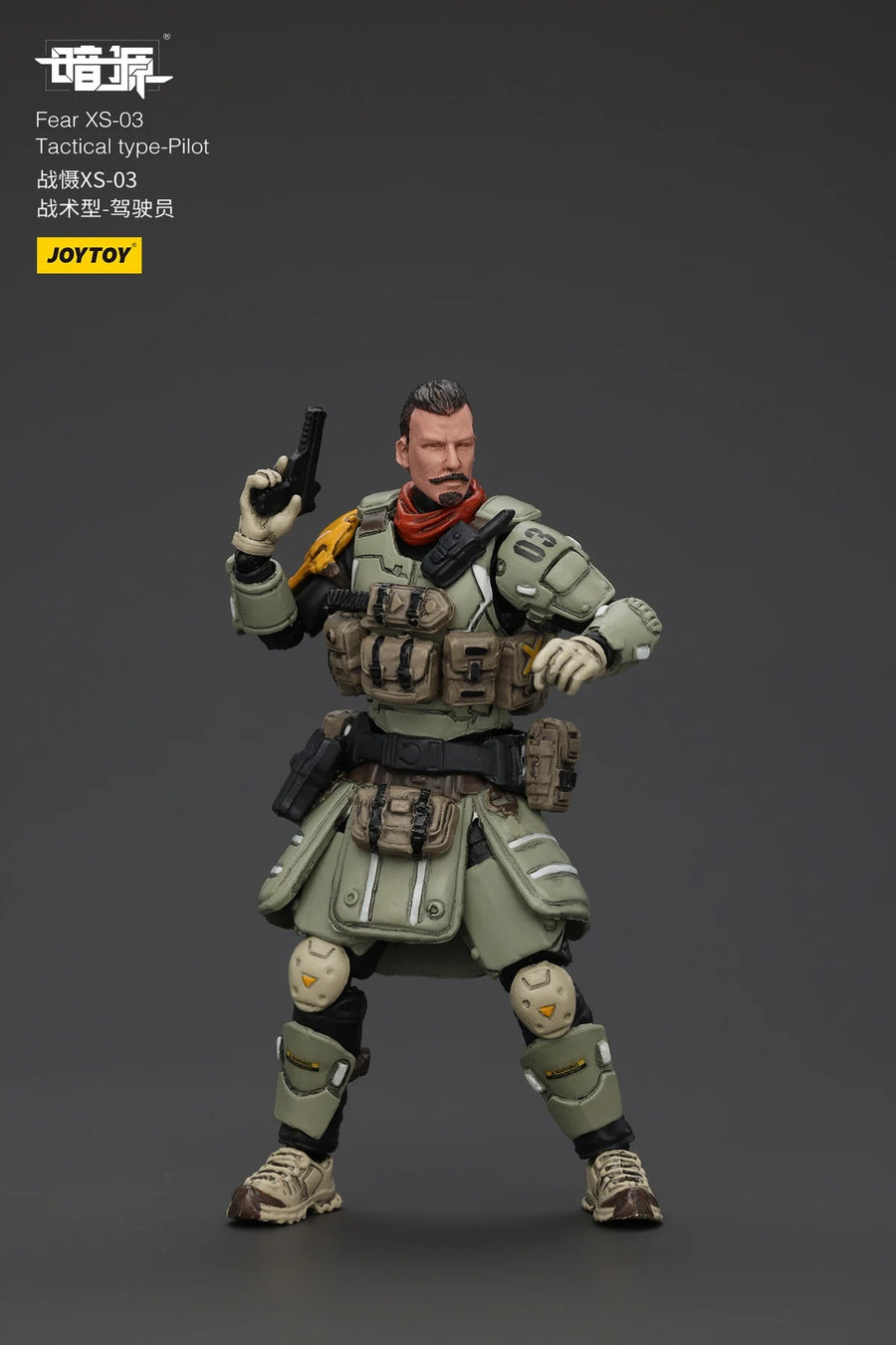 Sci-Fi Tactical Operator Set 3 Figures Modern Combat Gear 1/25 Scale - resin model view 3