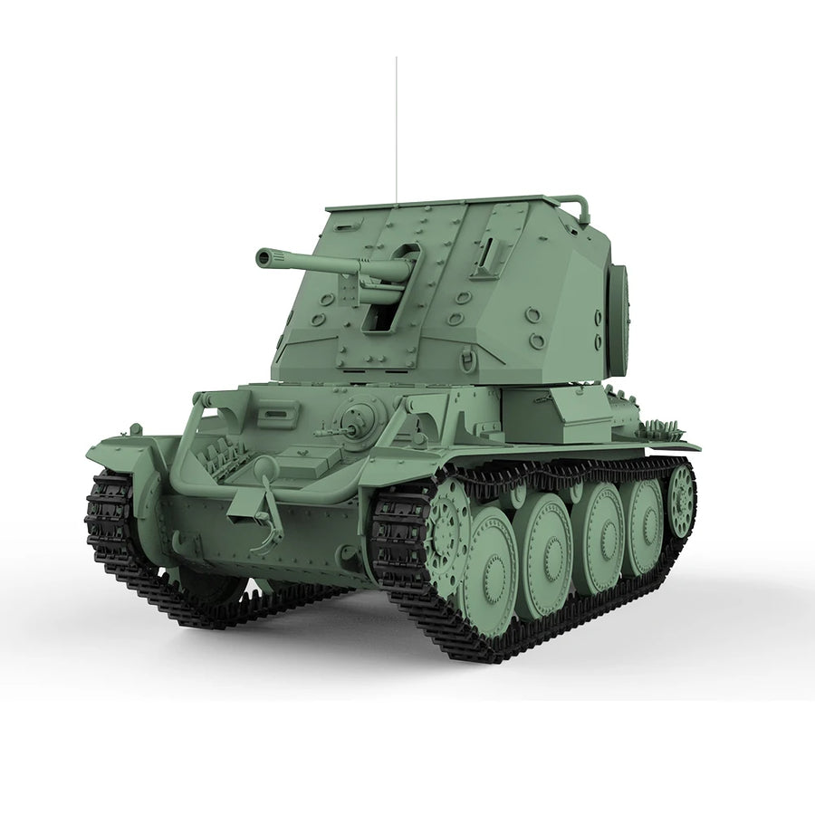 Soviet ZSU-37 Self-Propelled Anti-Aircraft Gun 1/48 Resin Vehicle Kit - resin model view 2