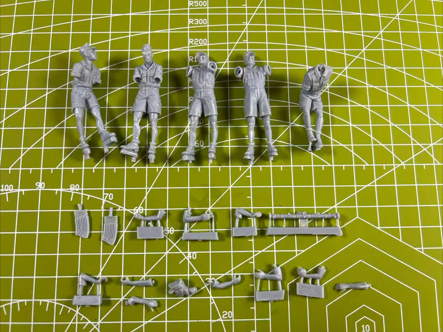 1/35 Circular Sandbag Emplacement (Resin Terrain) - resin model view 3