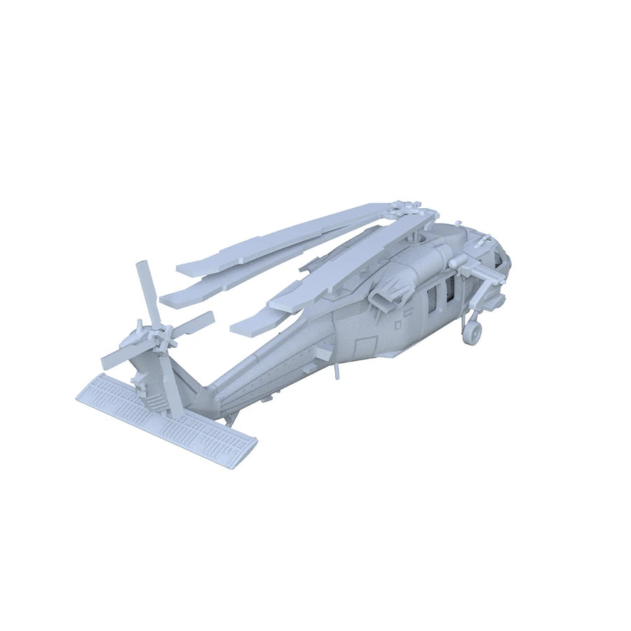 US Navy MH-60 Seahawk Helicopter 1/144 Resin Model Kit - 1/144 resin model view 3