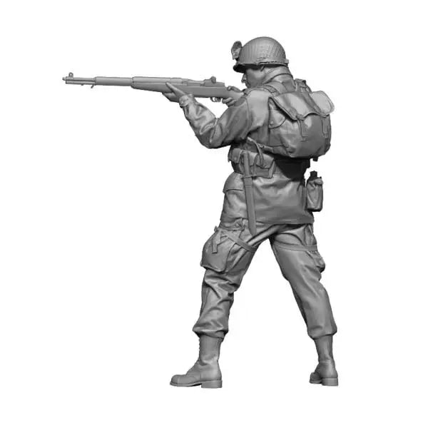 Modern US Army Soldier with Rifle 1/35 Resin Figure Kit - 1/35 resin model view 2