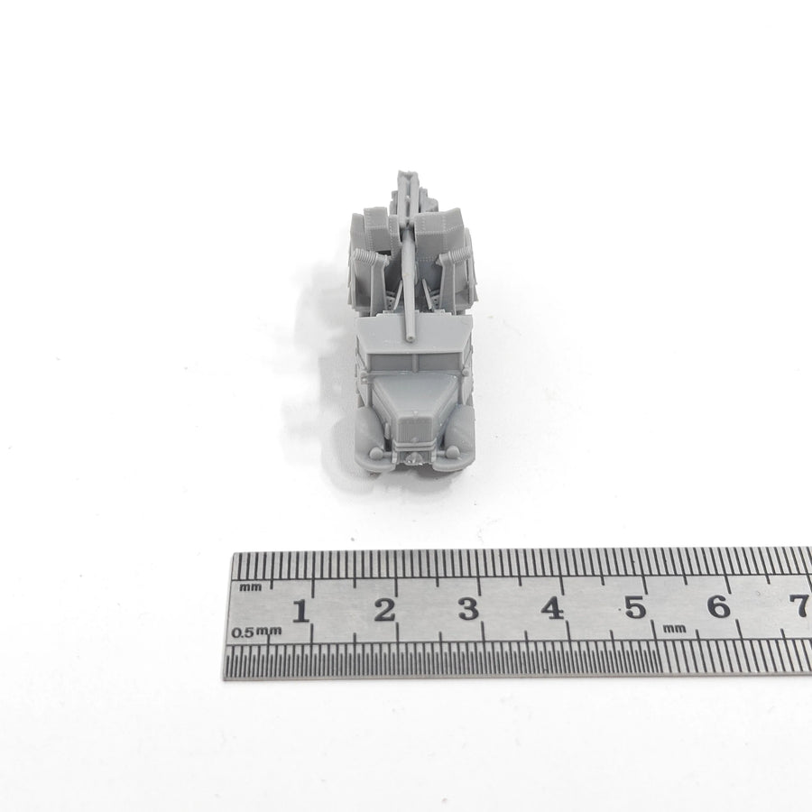 Italian Autocannone 90/53 Anti-Aircraft Gun 1/144 Resin Model Kit - 1/144 resin model view 3