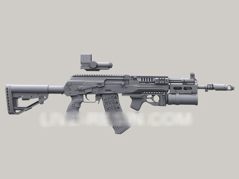 AK-12 Russian Assault Rifle Set 1/35 Resin Model Kit - 1/35 resin model view 5