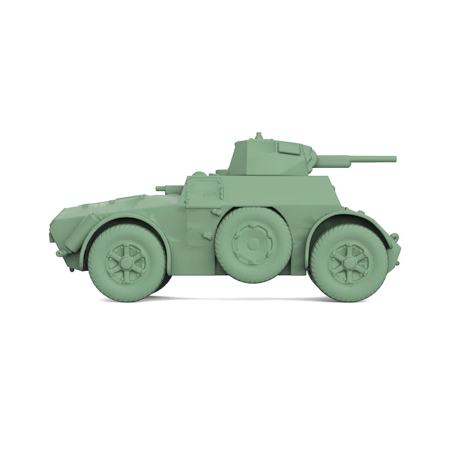 Italian AB41 Armored Car 1/56 Scale Resin Model Kit - 1/56 resin model view 2