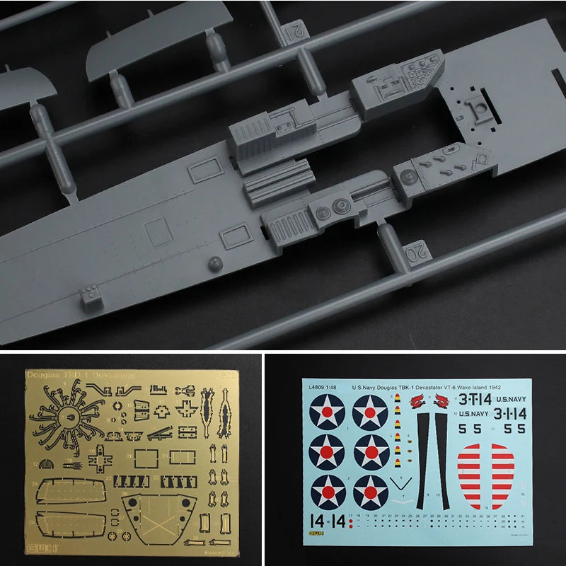 Douglas TBD-1 Devastator 1/48 Resin Model Kit - 1/48 resin model view 4