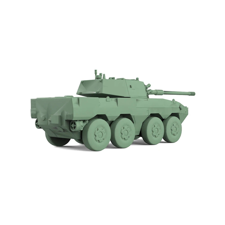 ZTL-11 Wheeled Tank Destroyer 1/56 Scale Resin Model Kit - 1/56 resin model view 2