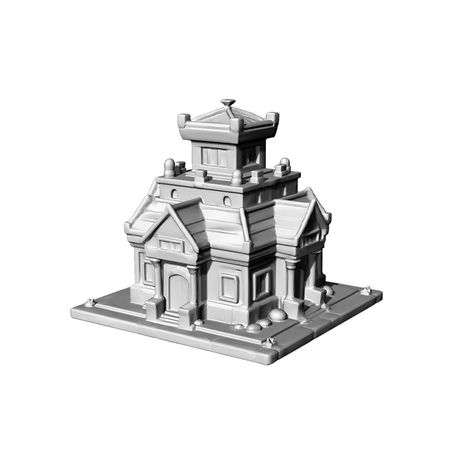 East Asian Pagoda Building 28mm Resin Terrain Kit - resin model view 3