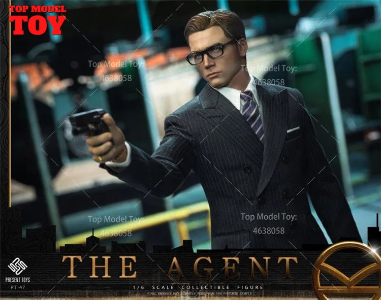 Spy Agent Businessman Assassin 1/6 Resin Figure - 1/6 resin model view 4
