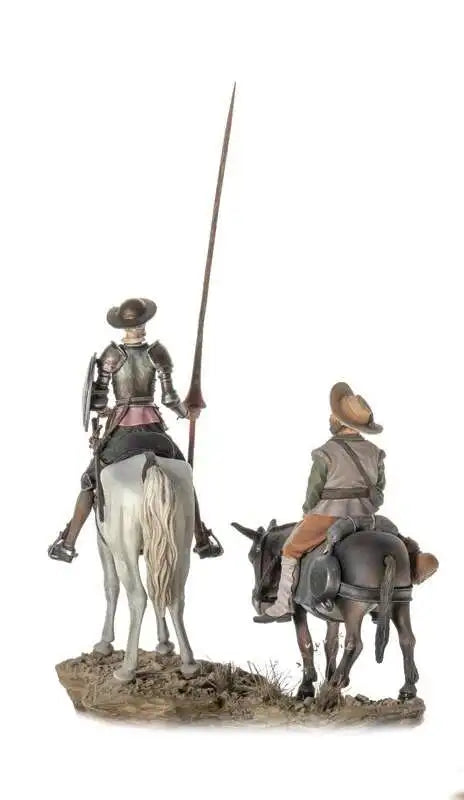 Don Quixote and Sancho Panza 54mm Resin Figure Diorama Set - 54mm resin model view 2