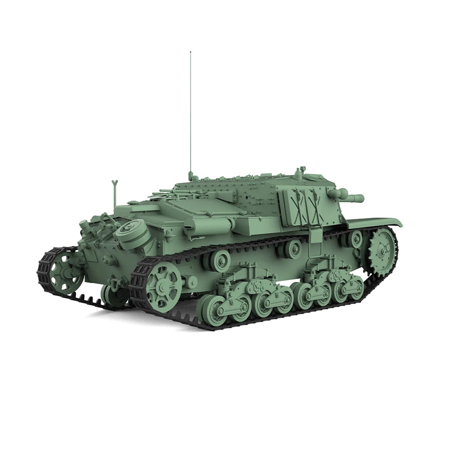 WWII Italian M13/40 Medium Tank 1/144 Resin Vehicle Kit - resin model view 2