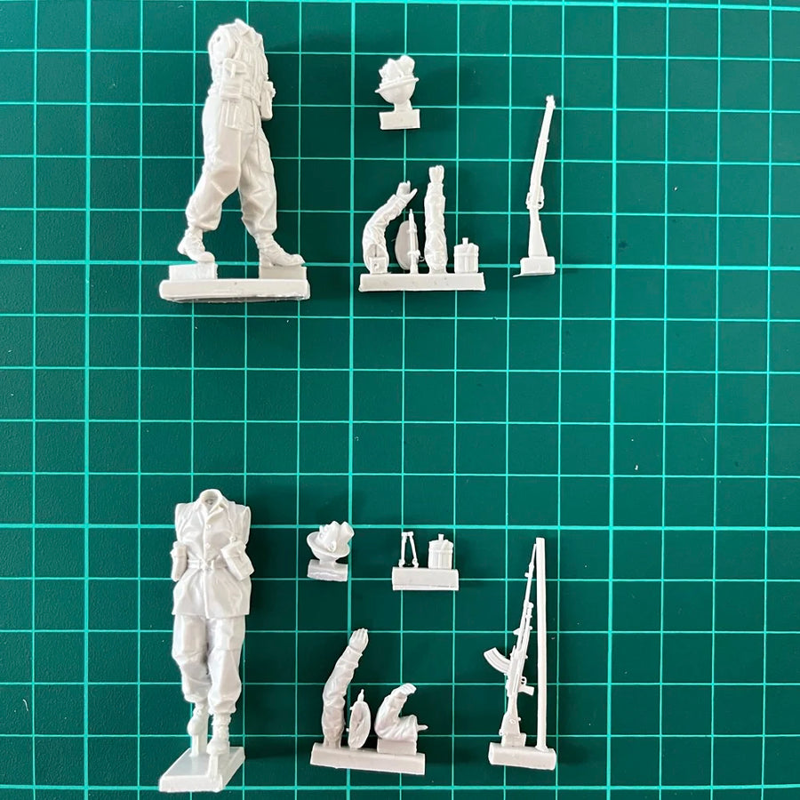 WWII British Infantry Soldiers 1/35 Resin Figure Kit - 1/35 resin model view 5