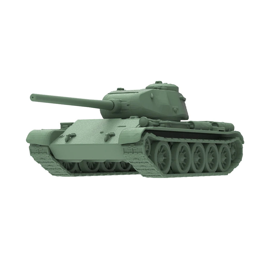 Soviet T-44 Medium Tank 1/56 Scale Resin Model Kit - 1/56 resin model view 2