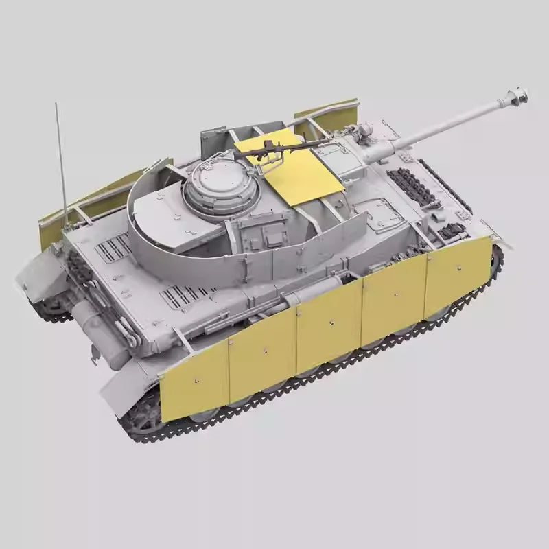 WWII German Panzer IV Ausf. H Tank 1/35 Resin Model Kit - 1/35 resin model view 4