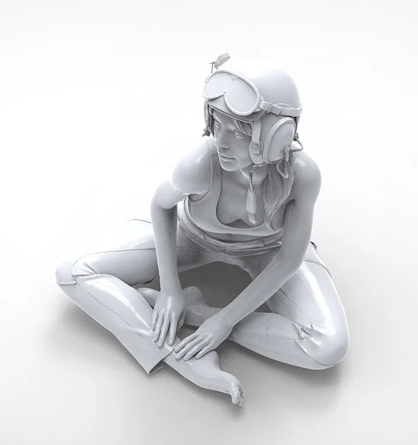 Jade Tactical Operator 1/35 Resin Figure Kit - 1/35 resin model view 2