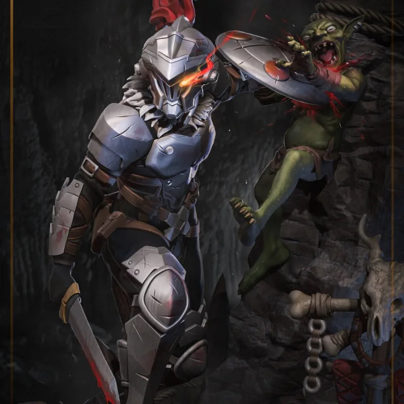 Fantasy Orc Warrior with Sword 1/24 Resin Figure Diorama - 1/24 resin model view 4