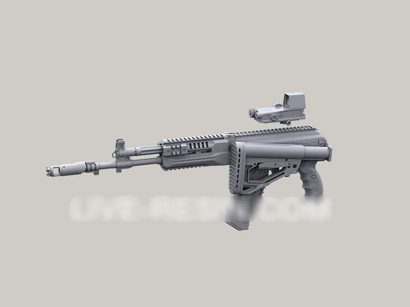 AK-12 Russian Assault Rifle Set 1/35 Resin Model Kit - 1/35 resin model view 4
