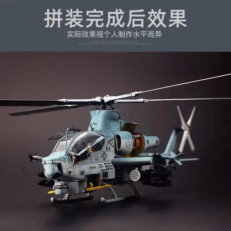 AH-1Z Viper Attack Helicopter 1/48 Scale Resin Model Kit - 1/48 resin model view 2