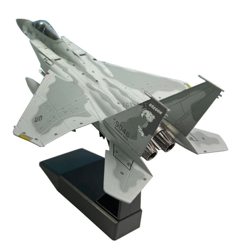 F-15 Eagle Fighter Jet Diecast Model 1:100 Scale with Display Stand - 1/100 resin model view 3