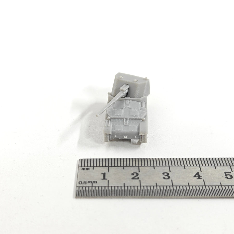 WWII Italian Semovente M41M 90/53 Self-Propelled Gun 1/144 Resin Kit - 1/144 resin model view 4