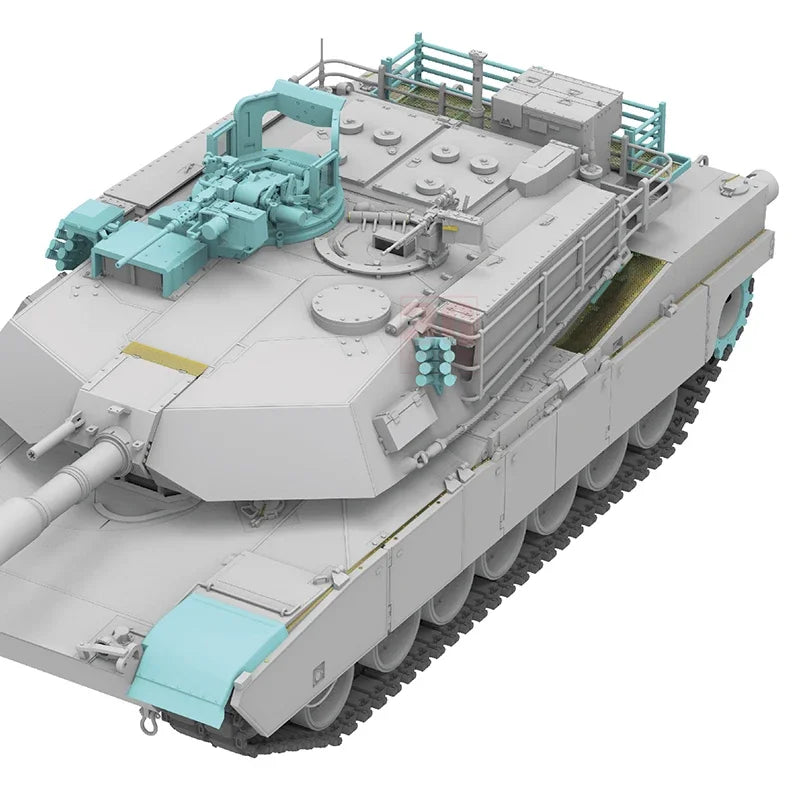Modern M1A1 Abrams Main Battle Tank 1/35 Resin Vehicle Kit - resin model view 4