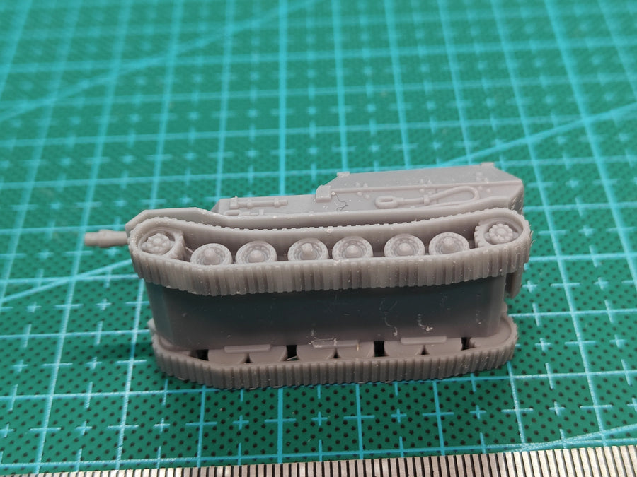 WWII German Ferdinand Tank Destroyer 1/144 Scale Resin Model Kit - 1/144 resin model view 3