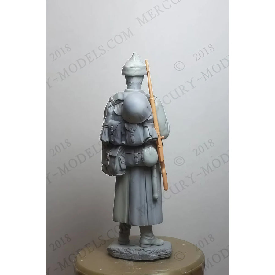 Soviet Red Army Corporal 1941-1942 75mm Resin Figure Kit - 75mm resin model view 5