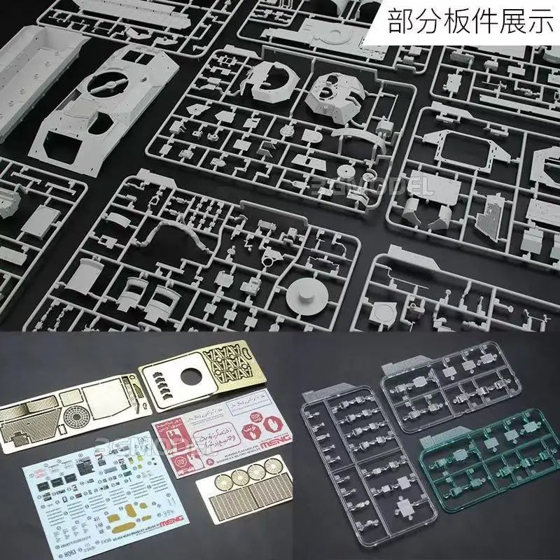 Modern US M2A3 Bradley Infantry Fighting Vehicle 1/35 Resin Model Kit - 1/35 resin model view 3
