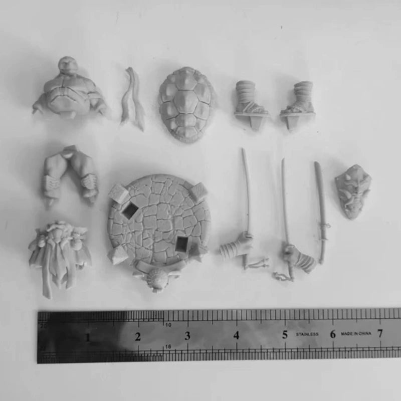 Turtle Hero Swordsman with Dual Swords 1/24 Resin Figure Kit - 1/24 resin model view 6