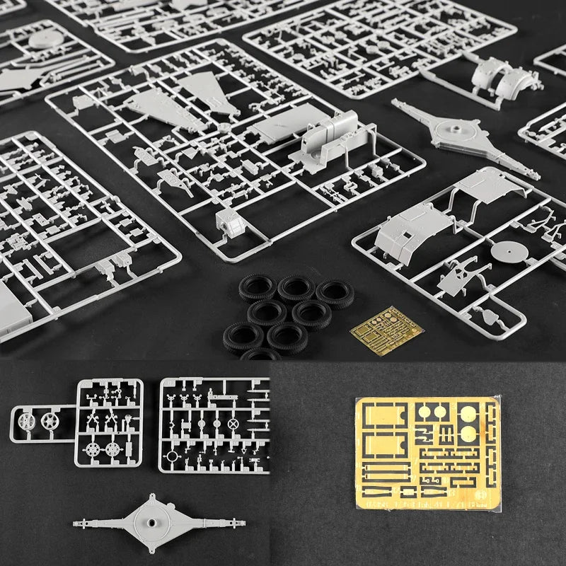 German 88mm Flak 41 Anti-Aircraft Gun 1/35 Resin Model Kit - 1/35 resin model view 2