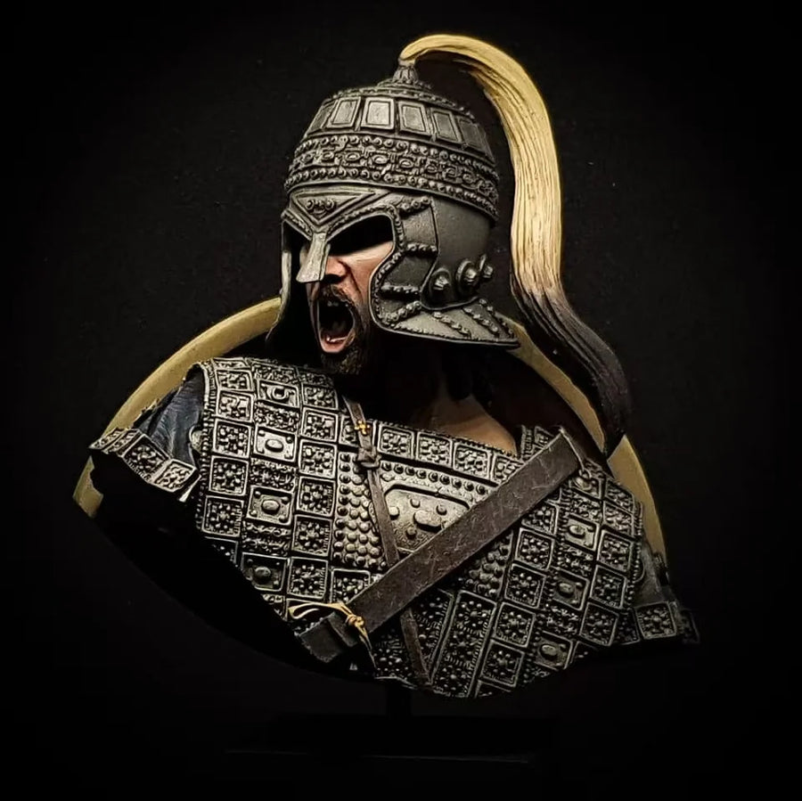 Ancient Greek Warrior Hector 1200 BC Resin Bust Figure - resin model view 2