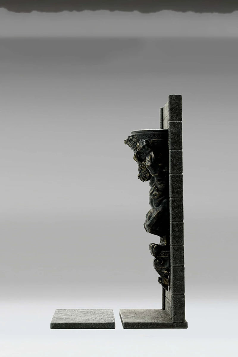 Black Stone Pillar Character Resin Figure Kit - Gothic Fantasy Diorama Accessory - resin model view 3