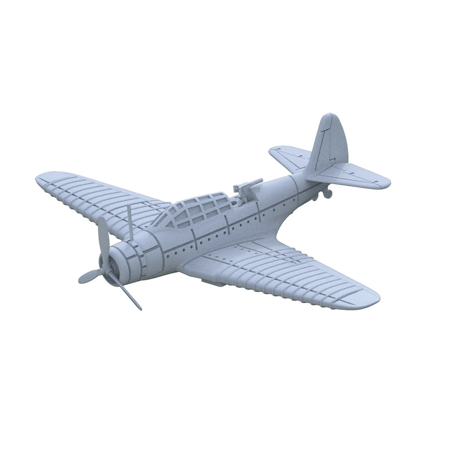 WWII Japanese Navy Mitsubishi A6M Zero Fighter 1/144 Resin Aircraft Kit - resin model view 4