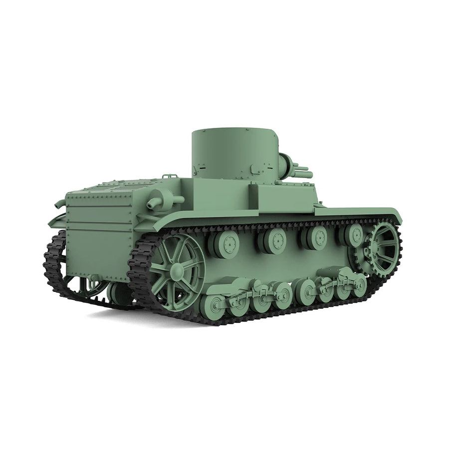 US M3 Stuart Light Tank 1/56 Resin Model Kit - 1/56 resin model view 4
