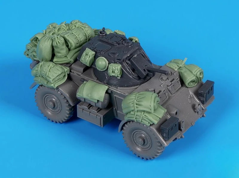 Staghound Armored Car Stowage Set 1/72 Resin Accessory Kit - 1/72 resin model view 2