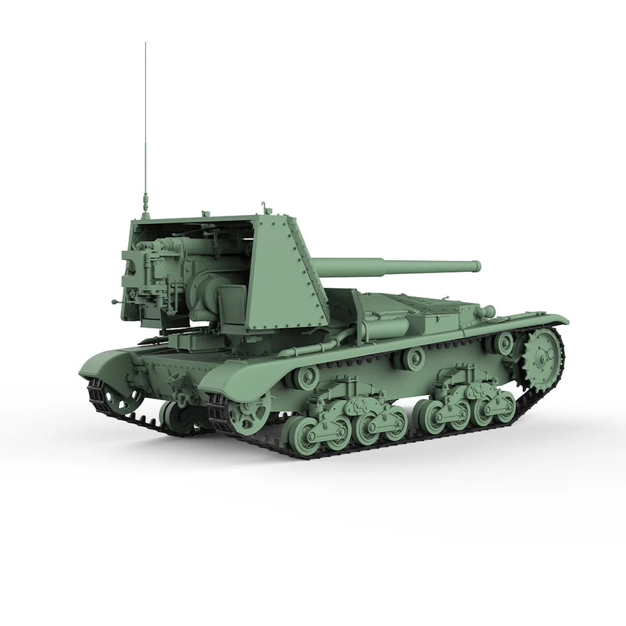 Italian M41M/L53 Self-Propelled Gun 1/144 Resin Model Kit - 1/144 resin model view 2