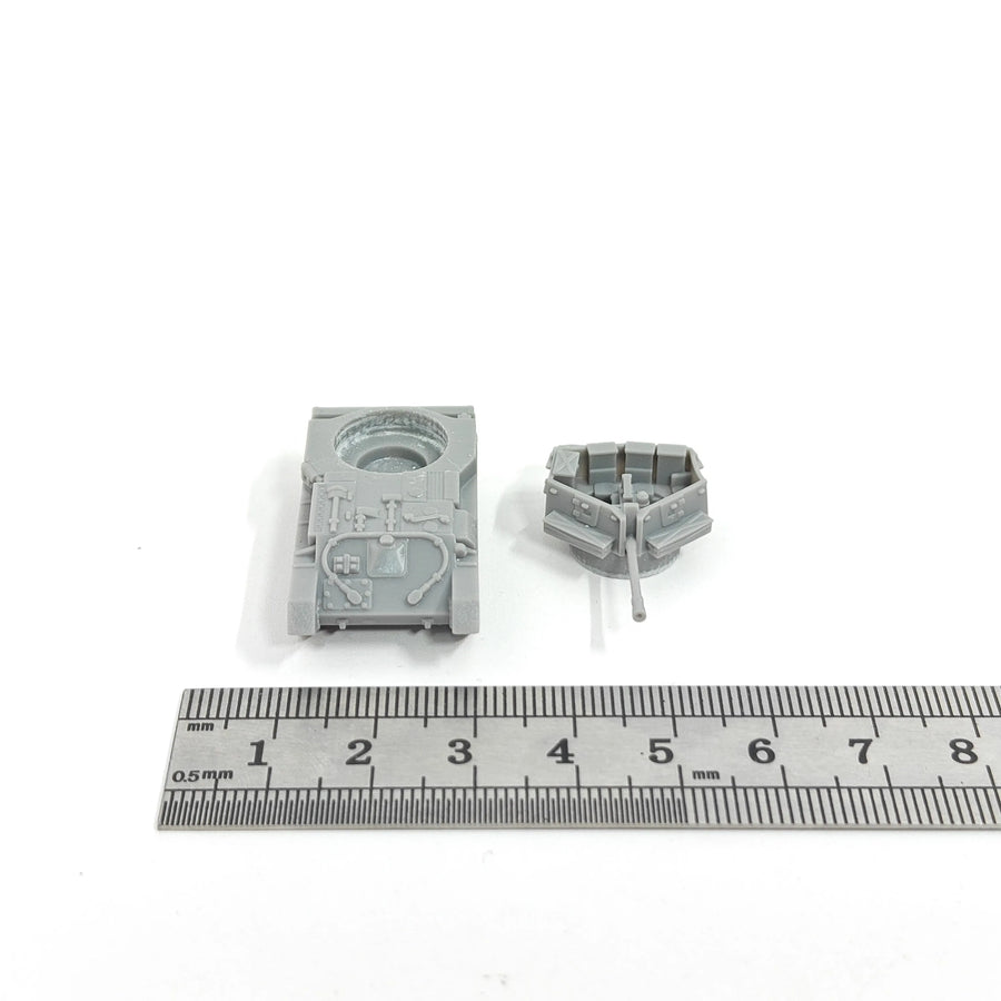 WWII Soviet ZSU-37 Self-Propelled Gun 1/144 Resin Model Kit - 1/144 resin model view 5