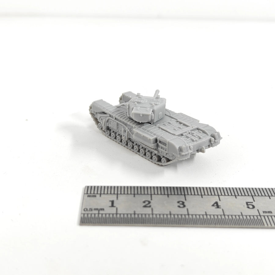 Churchill III Tank 1/144 Scale Resin Model Kit - 1/144 resin model view 4