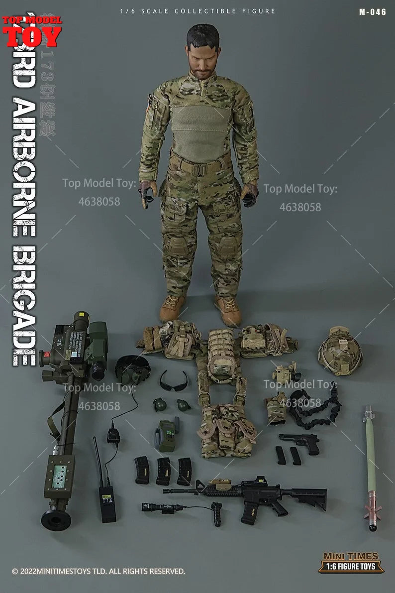 US Army 173rd Airborne Brigade Soldier 1/6 Resin Figure Kit - 1/6 resin model view 6