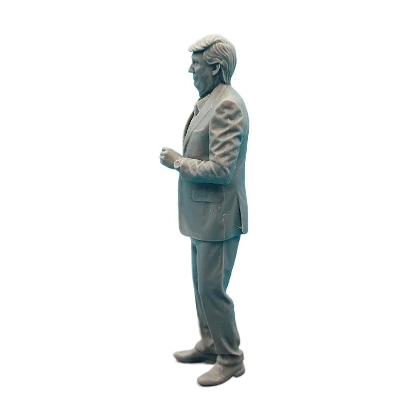 1/24 Resin Model Figure Kit - Business Executive in Suit Standing Pose - 1/24 resin model view 3