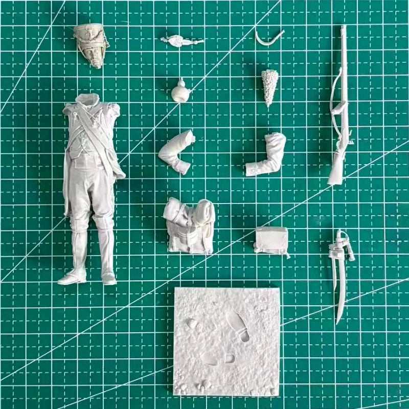Napoleonic French Grenadier 1808 1/24 Resin Figure Kit - 1/24 resin model view 5