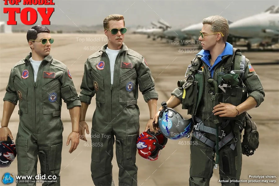Modern US Navy F-14 Fighter Pilot 1/6 Scale Resin Figure Kit - 1/6 resin model view 5