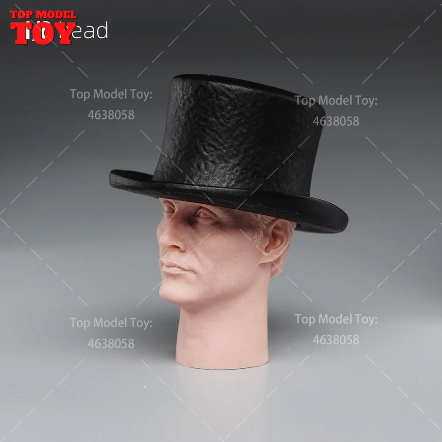 Classic Formal Top Hat 1/6 Scale Resin Accessory for Male Soldier Figures - 1/6 resin model view 5