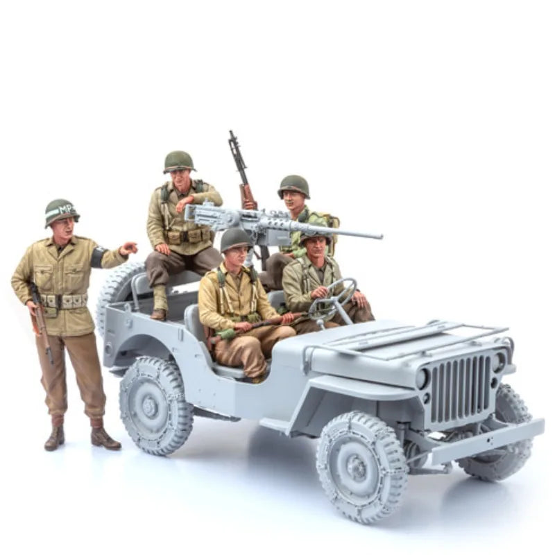 US Army Infantry 5-Figure Set 1/16 Resin Diorama Kit - 1/16 resin model view 2