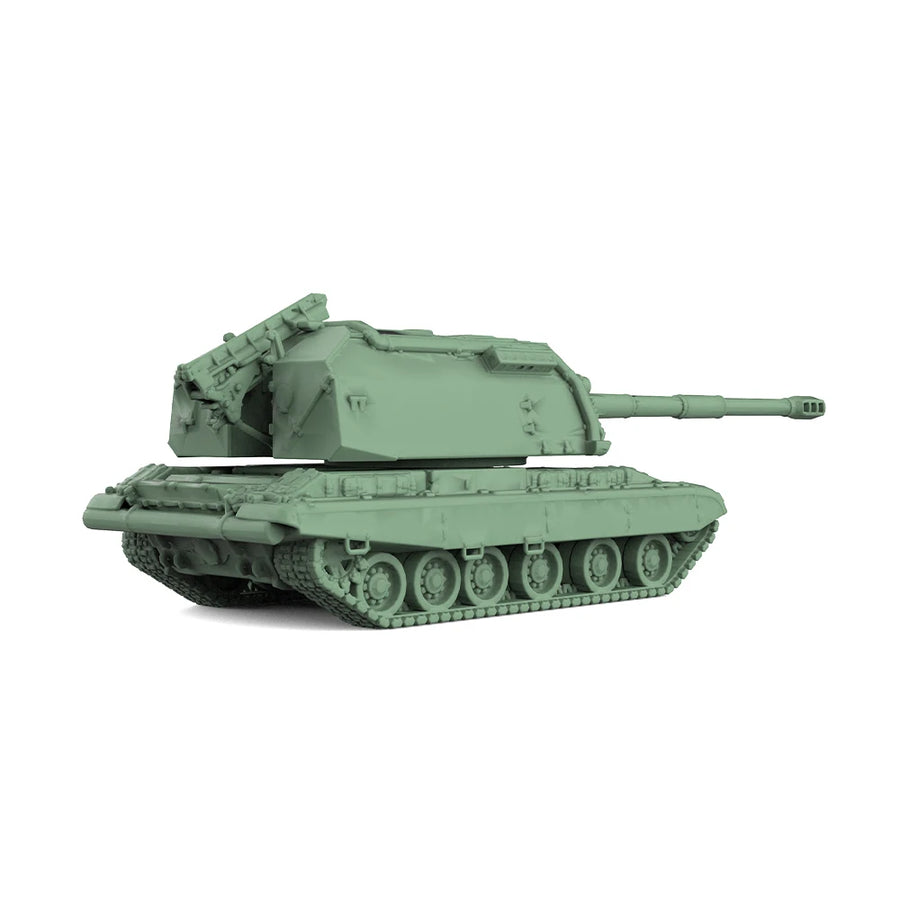 Soviet 2S19 Msta-S Main Battle Tank 1/220 Resin Model Kit - 1/220 resin model view 3