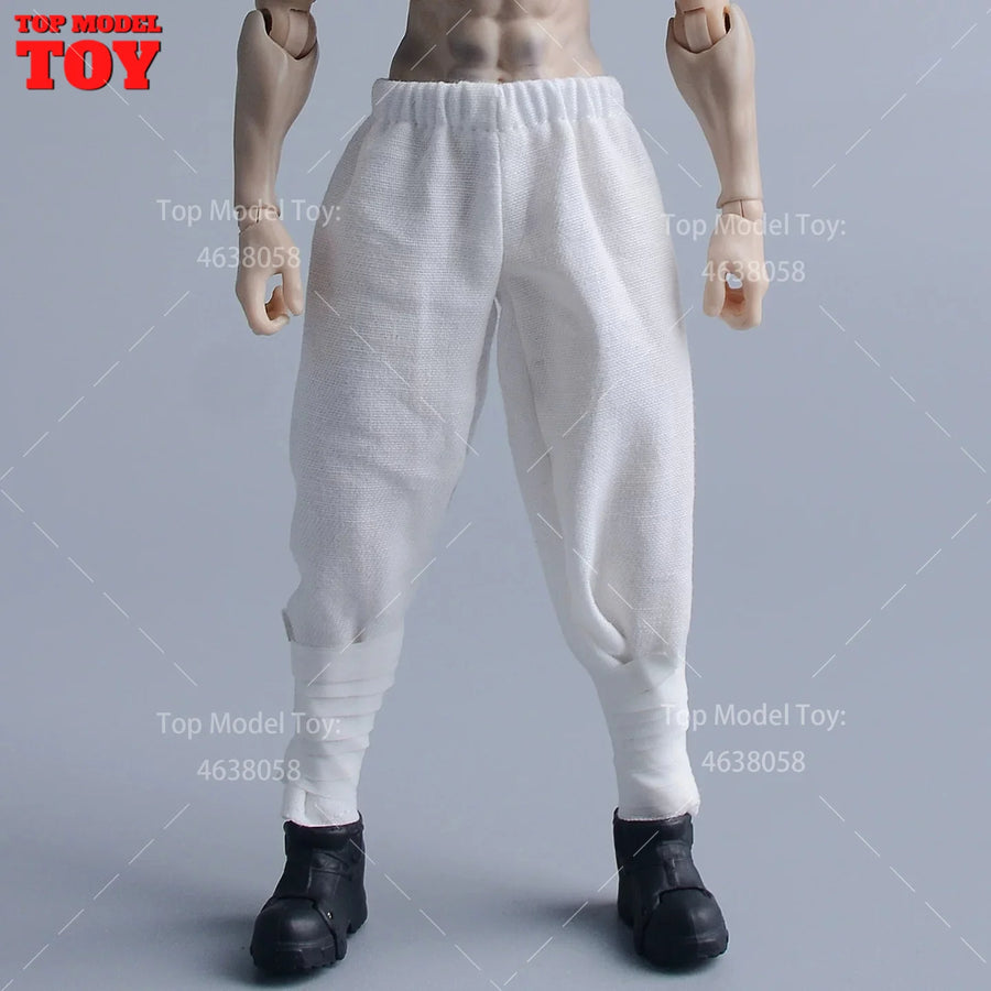 Chinese Martial Arts Long Robe Clothing Set of 3 for 1/12 Scale Action Figures - resin model view 5