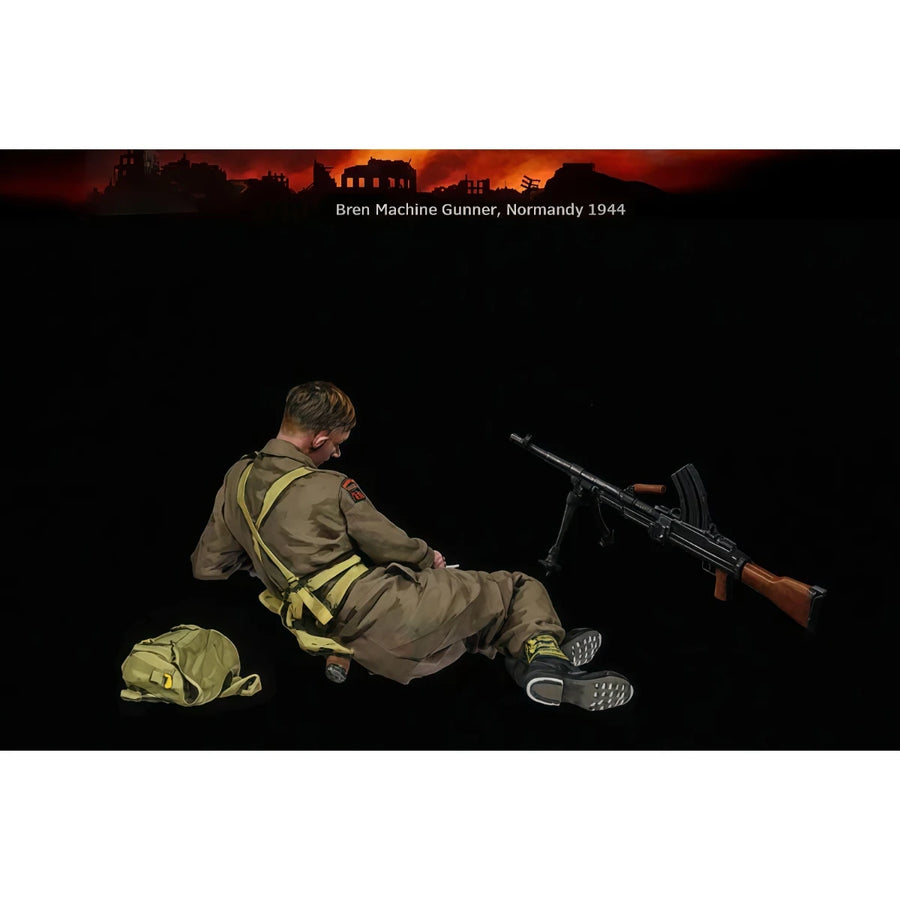 WWII British Bren Gunner Normandy 1944 1/35 Resin Figure - 1/35 resin model view 4